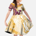 Brisbane Broncos NAIDOC Week 2026 Kid Short Sleeve Dress First Nations of Australia Aboriginal Mascot Rugby
