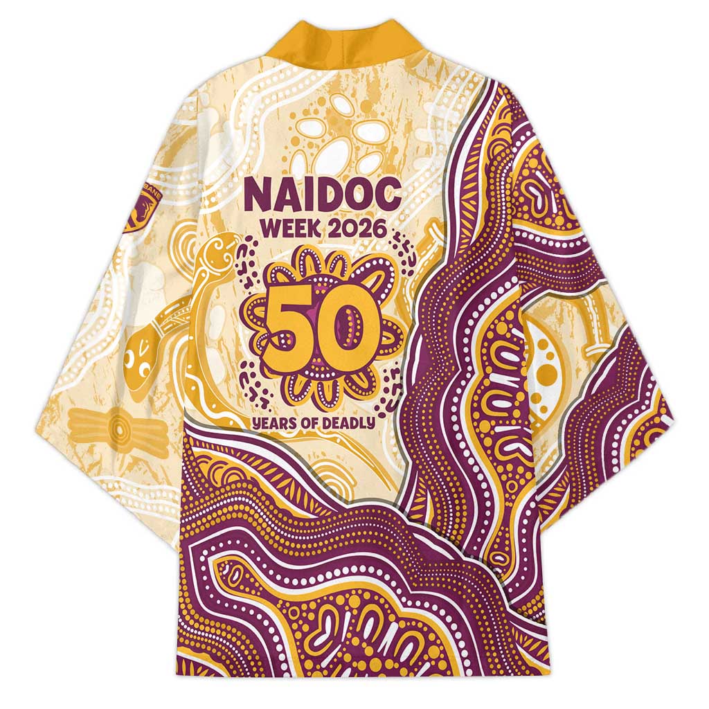 Brisbane Broncos NAIDOC Week 2026 Kimono First Nations of Australia Aboriginal Mascot Rugby