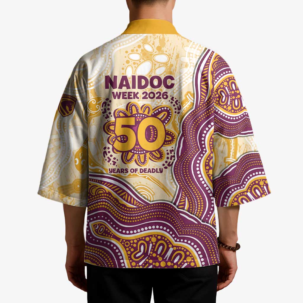 Brisbane Broncos NAIDOC Week 2026 Kimono First Nations of Australia Aboriginal Mascot Rugby
