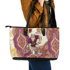 Brisbane Broncos NAIDOC Week 2026 Leather Tote Bag First Nations of Australia Aboriginal Mascot Rugby
