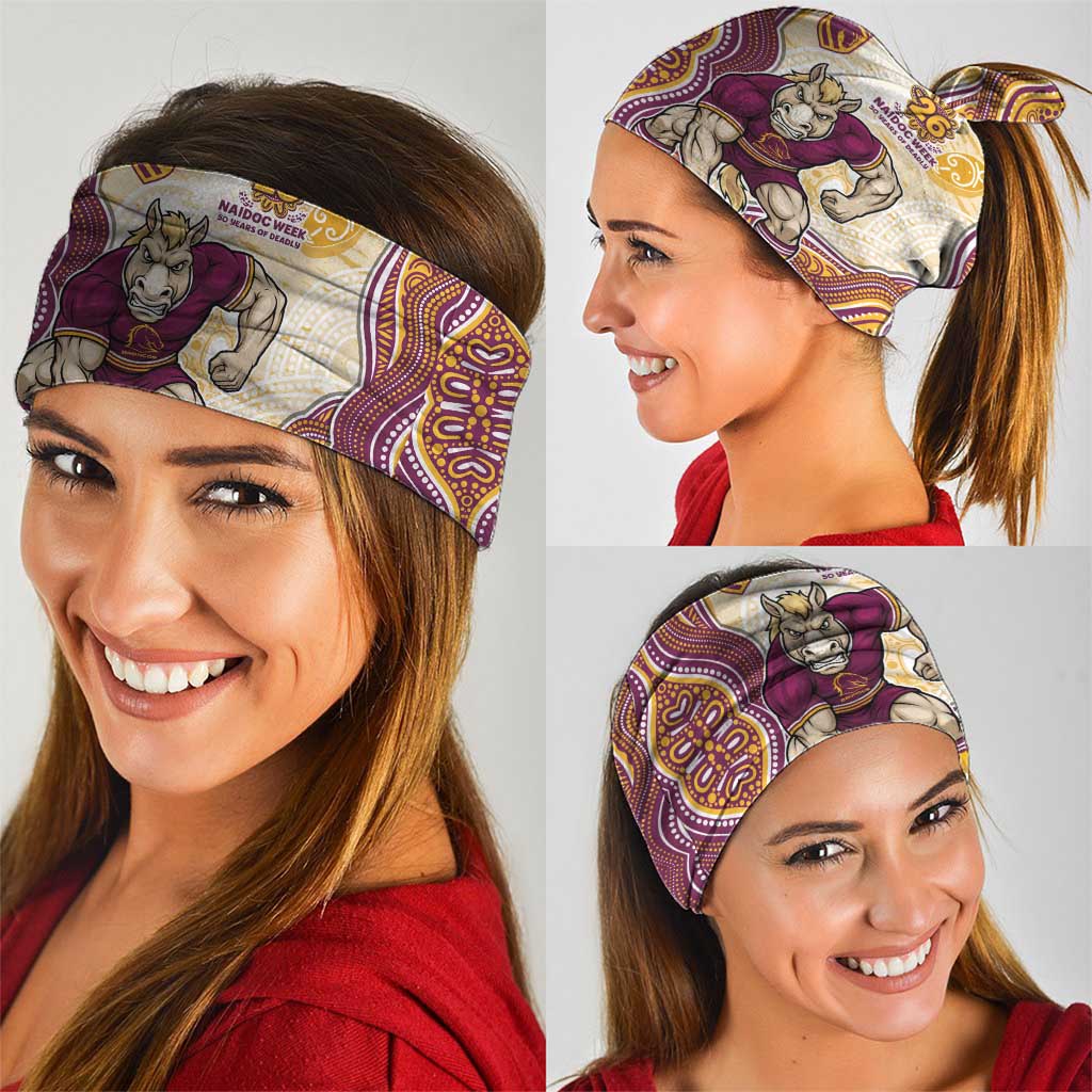 Brisbane Broncos NAIDOC Week 2026 Neck Gaiter First Nations of Australia Aboriginal Mascot Rugby