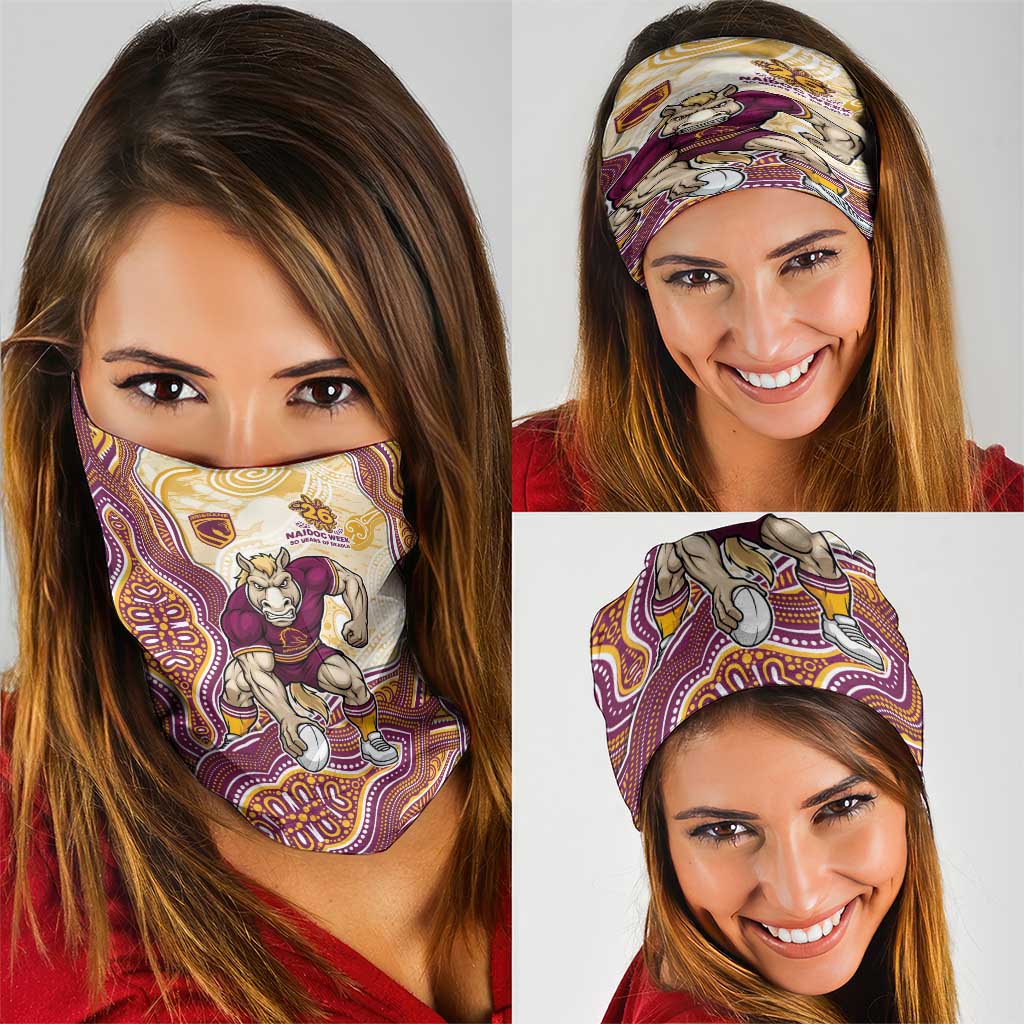 Brisbane Broncos NAIDOC Week 2026 Neck Gaiter First Nations of Australia Aboriginal Mascot Rugby