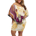Brisbane Broncos NAIDOC Week 2026 Off Shoulder Short Dress First Nations of Australia Aboriginal Mascot Rugby