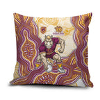 Brisbane Broncos NAIDOC Week 2026 Pillow Cover First Nations of Australia Aboriginal Mascot Rugby