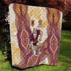 Brisbane Broncos NAIDOC Week 2026 Quilt First Nations of Australia Aboriginal Mascot Rugby