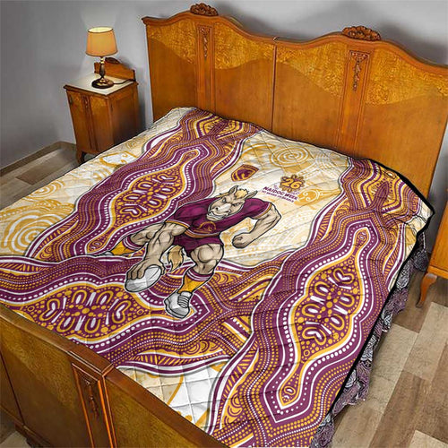 Brisbane Broncos NAIDOC Week 2026 Quilt First Nations of Australia Aboriginal Mascot Rugby