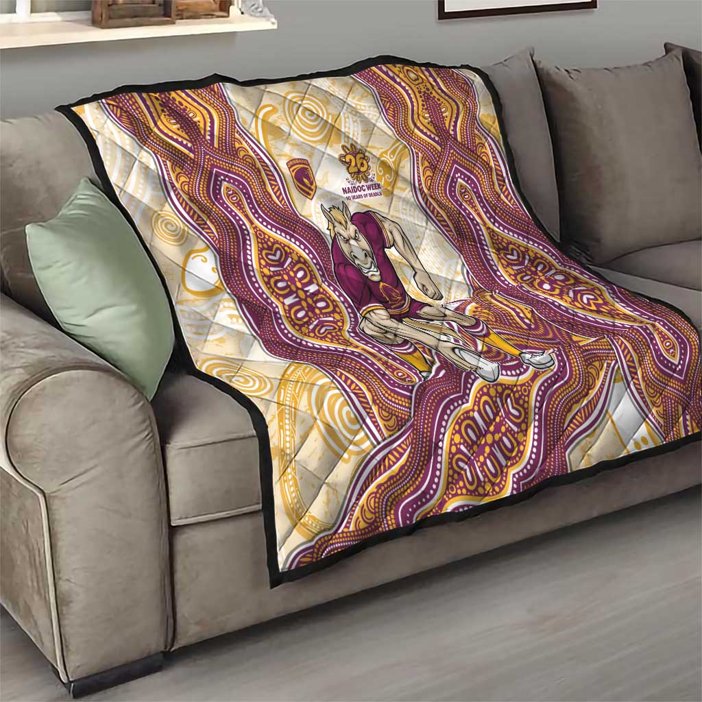 Brisbane Broncos NAIDOC Week 2026 Quilt First Nations of Australia Aboriginal Mascot Rugby