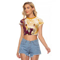 Brisbane Broncos NAIDOC Week 2026 Raglan Cropped T Shirt First Nations of Australia Aboriginal Mascot Rugby