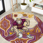 Brisbane Broncos NAIDOC Week 2026 Round Carpet First Nations of Australia Aboriginal Mascot Rugby