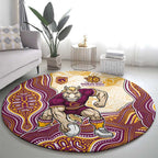 Brisbane Broncos NAIDOC Week 2026 Round Carpet First Nations of Australia Aboriginal Mascot Rugby
