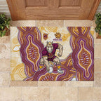Brisbane Broncos NAIDOC Week 2026 Rubber Doormat First Nations of Australia Aboriginal Mascot Rugby