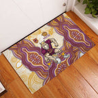 Brisbane Broncos NAIDOC Week 2026 Rubber Doormat First Nations of Australia Aboriginal Mascot Rugby