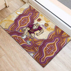 Brisbane Broncos NAIDOC Week 2026 Rubber Doormat First Nations of Australia Aboriginal Mascot Rugby