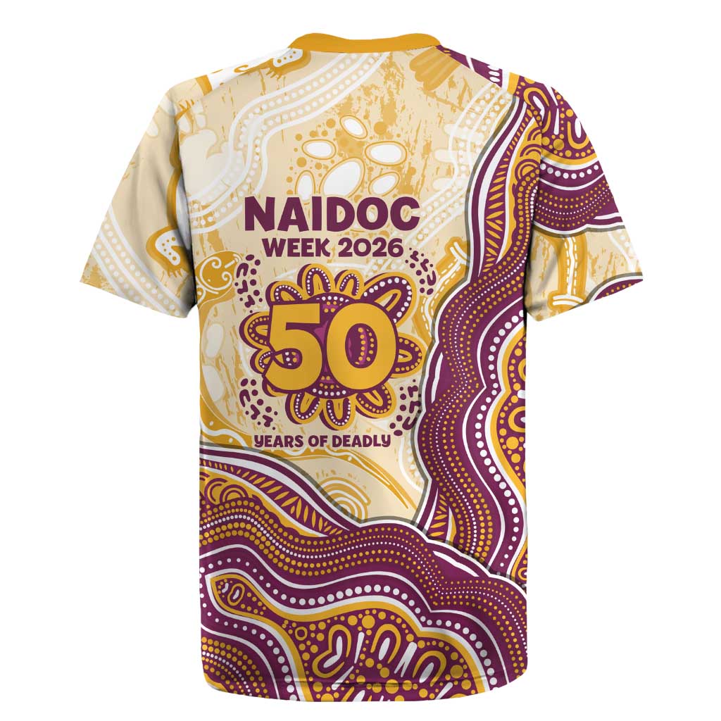 Brisbane Broncos NAIDOC Week 2026 Rugby Jersey First Nations of Australia Aboriginal Mascot Rugby