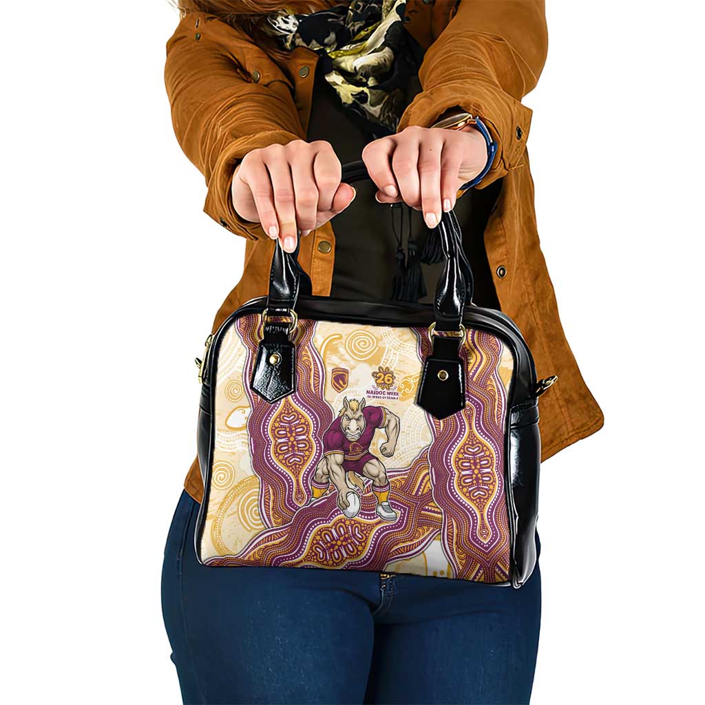 Brisbane Broncos NAIDOC Week 2026 Shoulder Handbag First Nations of Australia Aboriginal Mascot Rugby