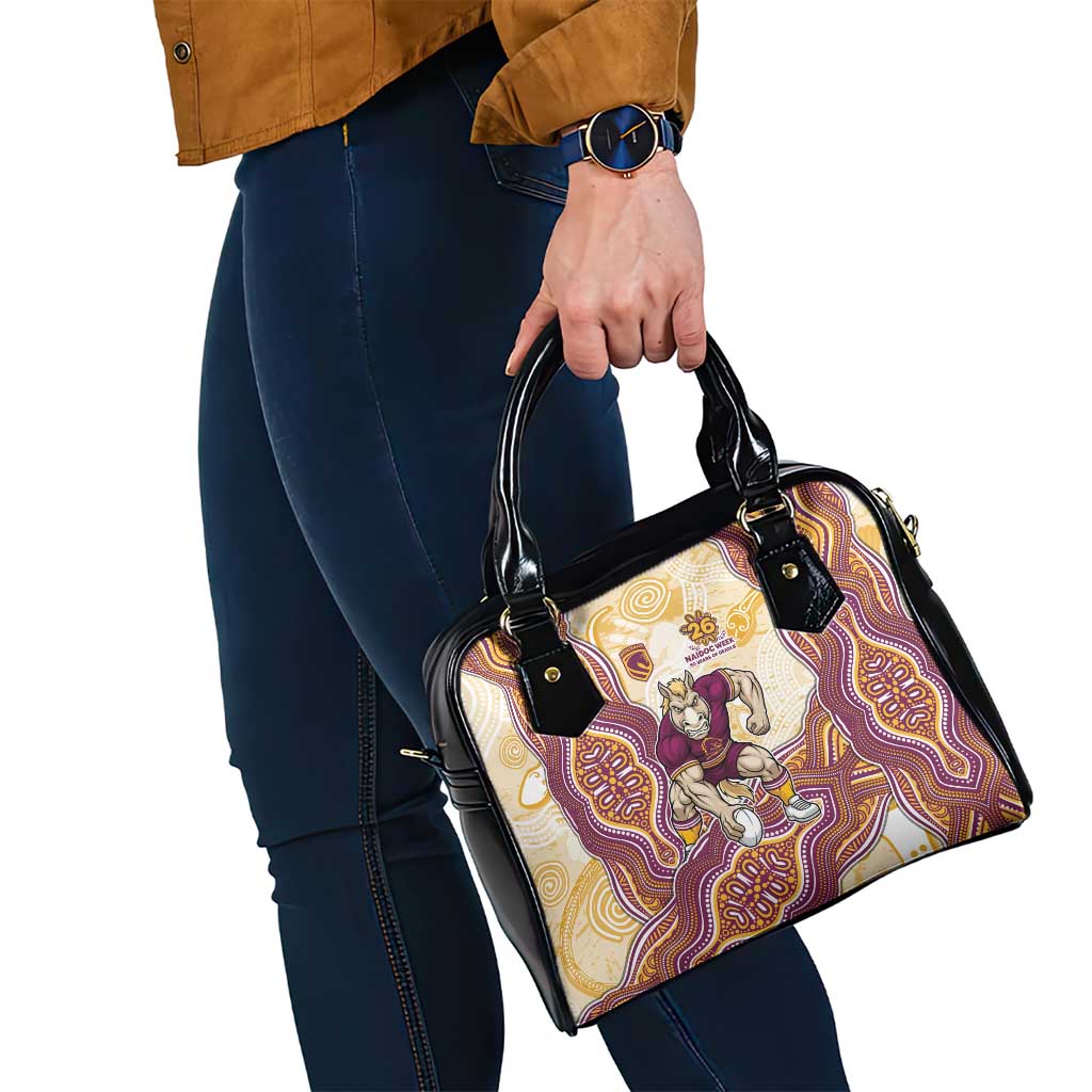 Brisbane Broncos NAIDOC Week 2026 Shoulder Handbag First Nations of Australia Aboriginal Mascot Rugby