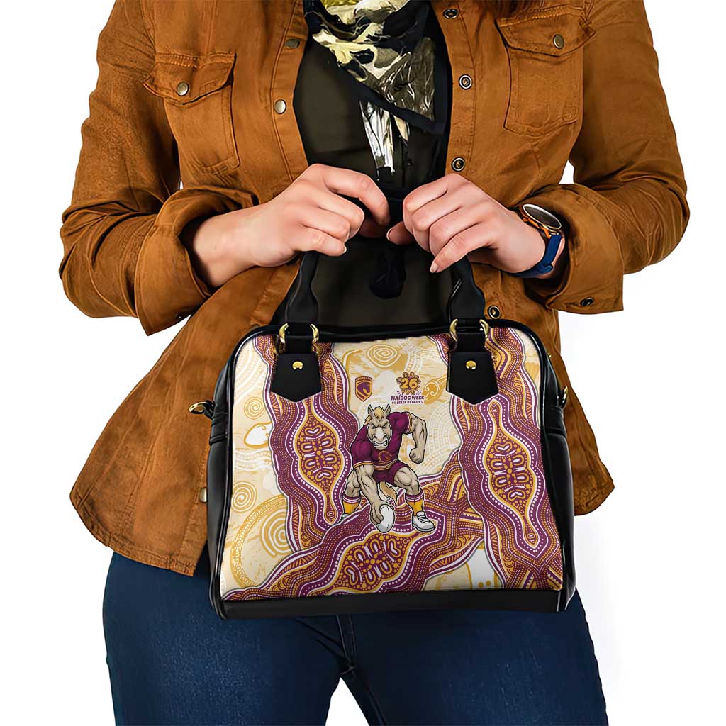 Brisbane Broncos NAIDOC Week 2026 Shoulder Handbag First Nations of Australia Aboriginal Mascot Rugby