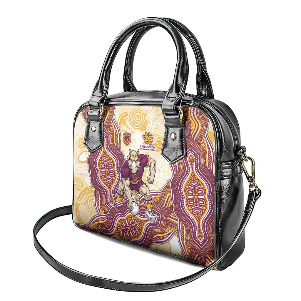 Brisbane Broncos NAIDOC Week 2026 Shoulder Handbag First Nations of Australia Aboriginal Mascot Rugby