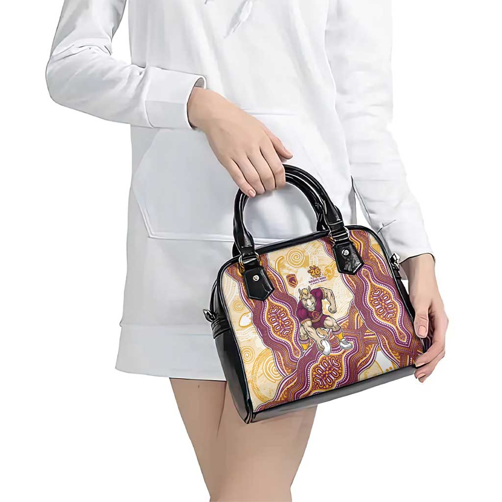 Brisbane Broncos NAIDOC Week 2026 Shoulder Handbag First Nations of Australia Aboriginal Mascot Rugby