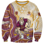 Brisbane Broncos NAIDOC Week 2026 Sweatshirt First Nations of Australia Aboriginal Mascot Rugby