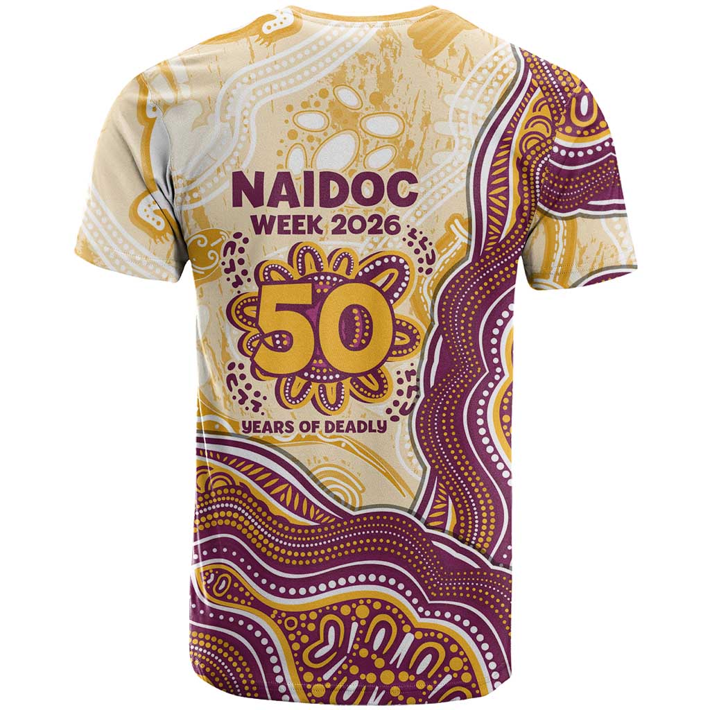 Brisbane Broncos NAIDOC Week 2026 T Shirt First Nations of Australia Aboriginal Mascot Rugby