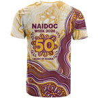 Brisbane Broncos NAIDOC Week 2026 T Shirt First Nations of Australia Aboriginal Mascot Rugby