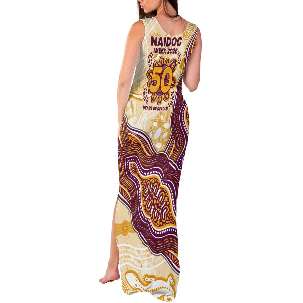 Brisbane Broncos NAIDOC Week 2026 Tank Maxi Dress First Nations of Australia Aboriginal Mascot Rugby