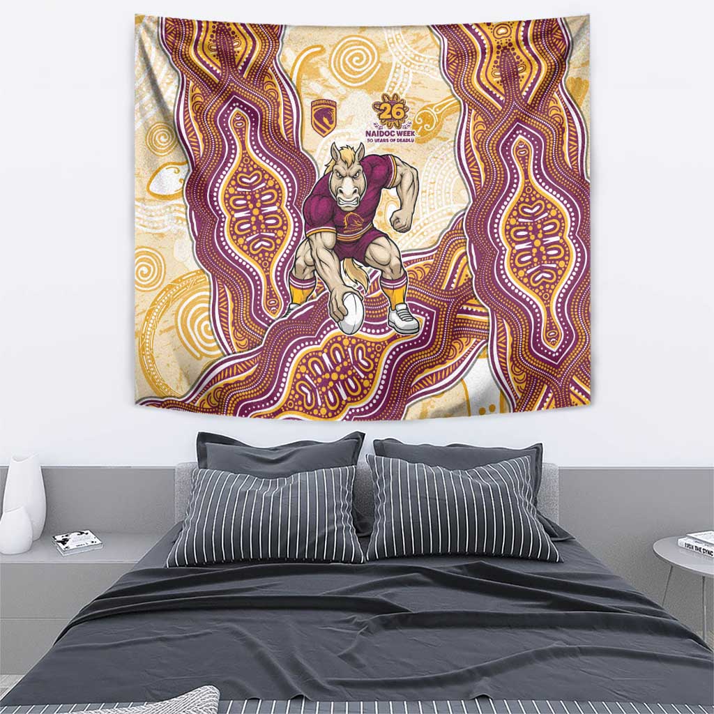 Brisbane Broncos NAIDOC Week 2026 Tapestry First Nations of Australia Aboriginal Mascot Rugby