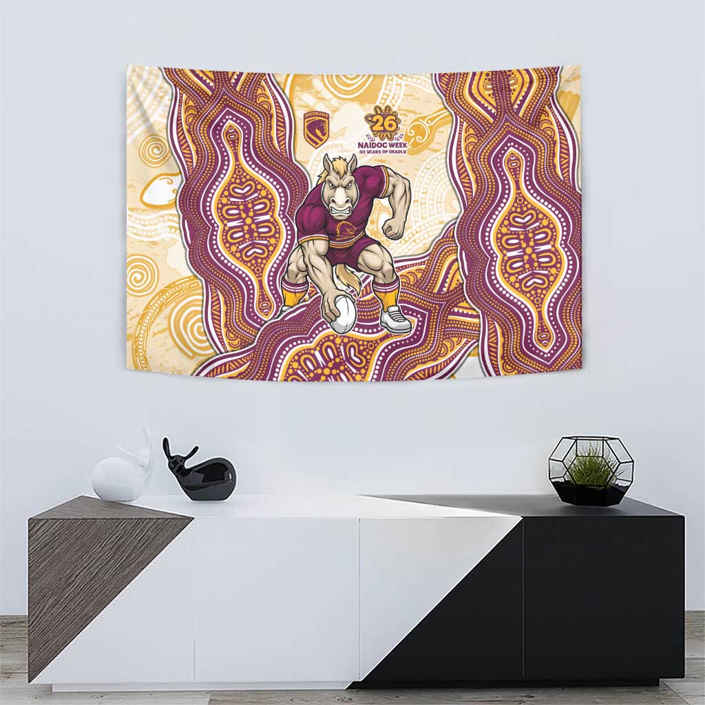 Brisbane Broncos NAIDOC Week 2026 Tapestry First Nations of Australia Aboriginal Mascot Rugby