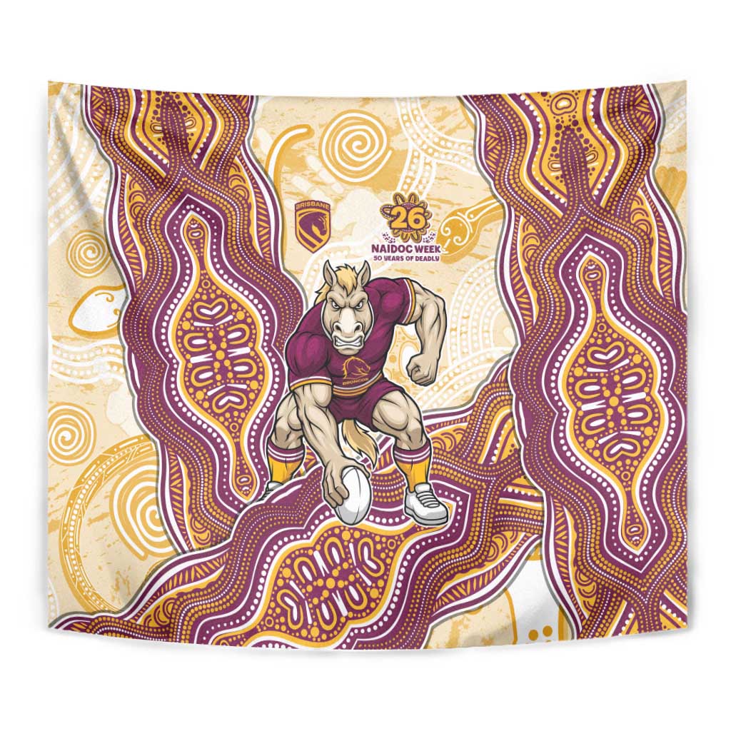 Brisbane Broncos NAIDOC Week 2026 Tapestry First Nations of Australia Aboriginal Mascot Rugby