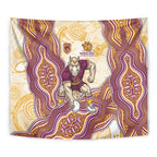 Brisbane Broncos NAIDOC Week 2026 Tapestry First Nations of Australia Aboriginal Mascot Rugby