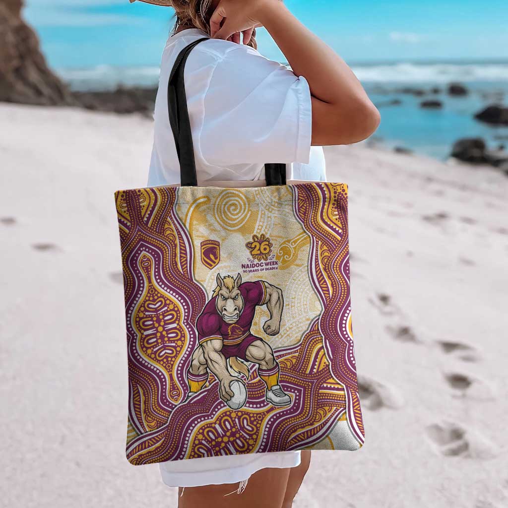 Brisbane Broncos NAIDOC Week 2026 Tote Bag First Nations of Australia Aboriginal Mascot Rugby