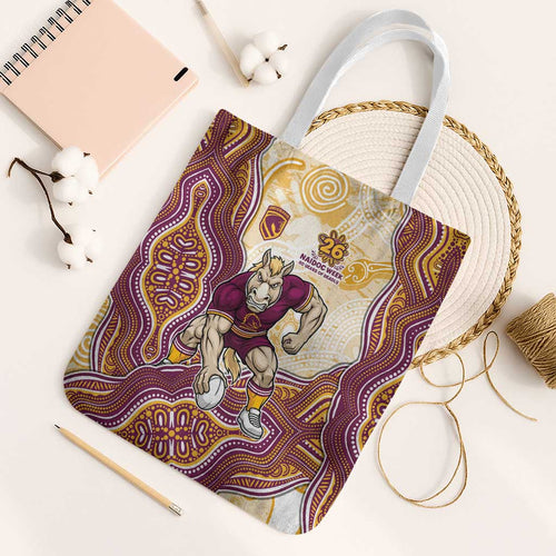 Brisbane Broncos NAIDOC Week 2026 Tote Bag First Nations of Australia Aboriginal Mascot Rugby