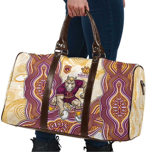 Brisbane Broncos NAIDOC Week 2026 Travel Bag First Nations of Australia Aboriginal Mascot Rugby