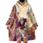 Brisbane Broncos NAIDOC Week 2026 Wearable Blanket Hoodie First Nations of Australia Aboriginal Mascot Rugby