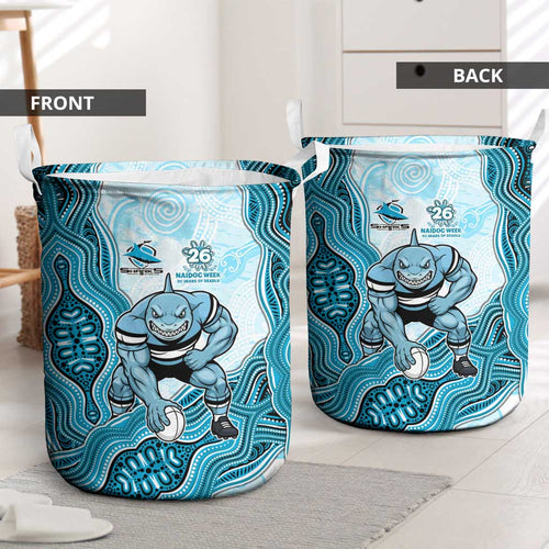 Cronulla Sharks NAIDOC Week 2026 Laundry Basket First Nations of Australia Aboriginal Mascot Rugby