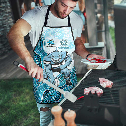 Cronulla Sharks NAIDOC Week 2026 Apron First Nations of Australia Aboriginal Mascot Rugby