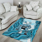 Cronulla Sharks NAIDOC Week 2026 Area Rug First Nations of Australia Aboriginal Mascot Rugby
