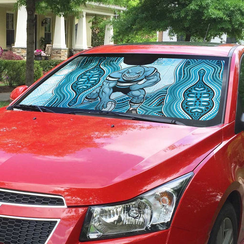 Cronulla Sharks NAIDOC Week 2026 Auto Sun Shade First Nations of Australia Aboriginal Mascot Rugby