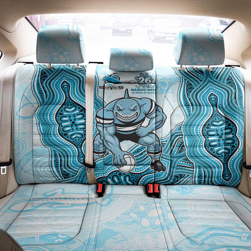 Cronulla Sharks NAIDOC Week 2026 Back Car Seat Cover First Nations of Australia Aboriginal Mascot Rugby