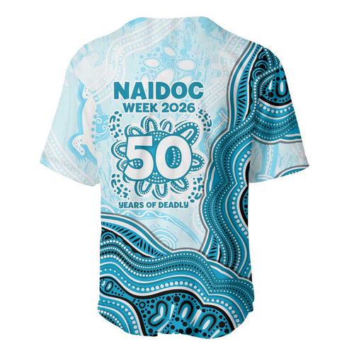 Cronulla Sharks NAIDOC Week 2026 Baseball Jersey First Nations of Australia Aboriginal Mascot Rugby