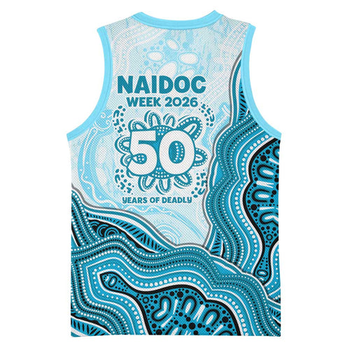 Cronulla Sharks NAIDOC Week 2026 Basketball Jersey First Nations of Australia Aboriginal Mascot Rugby