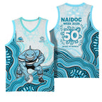 Cronulla Sharks NAIDOC Week 2026 Basketball Jersey First Nations of Australia Aboriginal Mascot Rugby