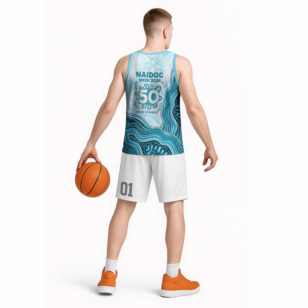 Cronulla Sharks NAIDOC Week 2026 Basketball Jersey First Nations of Australia Aboriginal Mascot Rugby