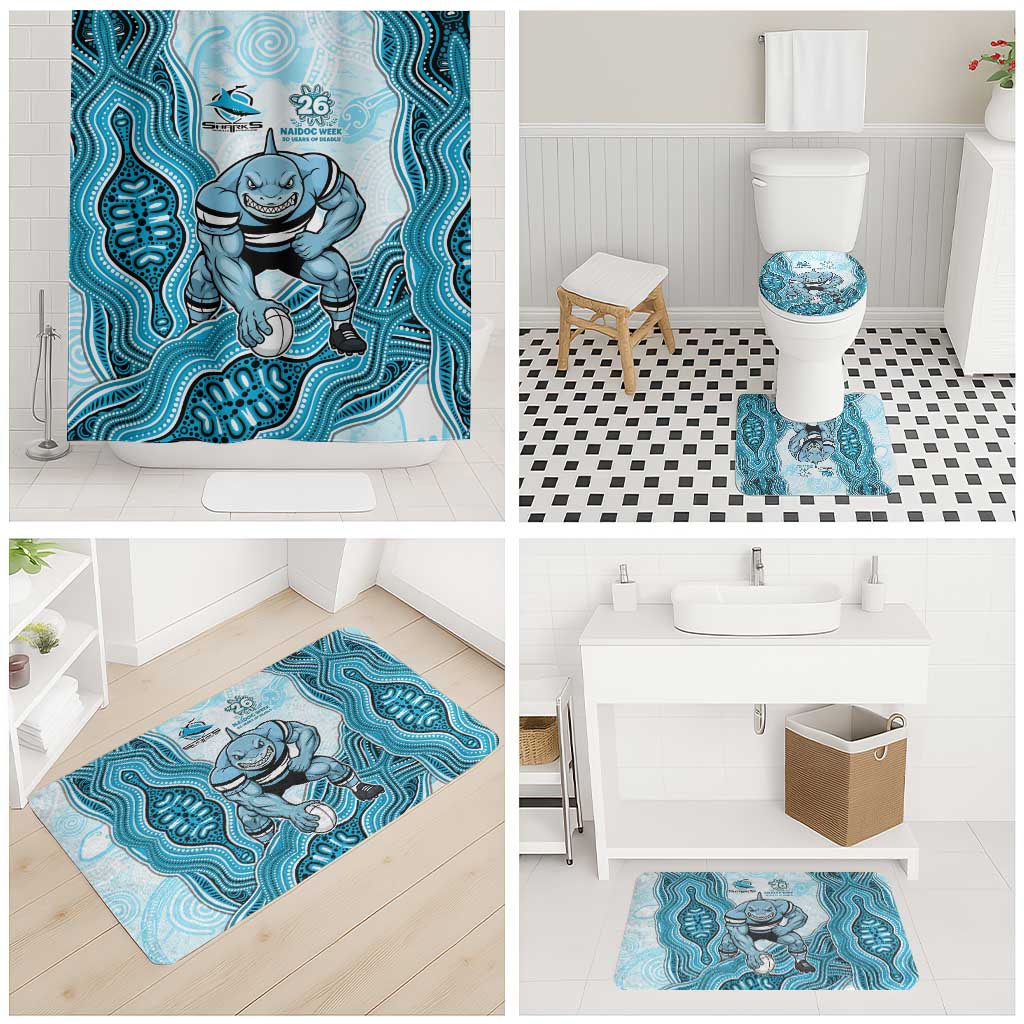 Cronulla Sharks NAIDOC Week 2026 Bathroom Set First Nations of Australia Aboriginal Mascot Rugby