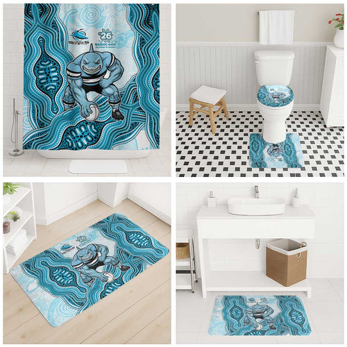 Cronulla Sharks NAIDOC Week 2026 Bathroom Set First Nations of Australia Aboriginal Mascot Rugby