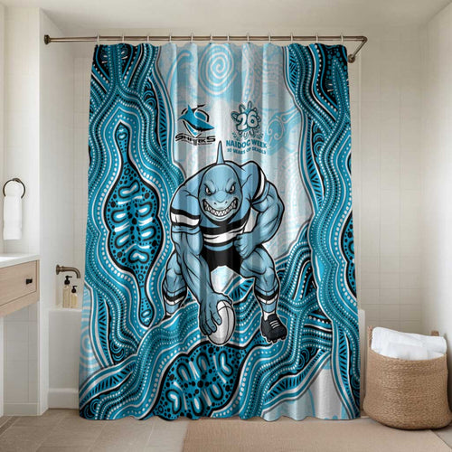 Cronulla Sharks NAIDOC Week 2026 Bathroom Set First Nations of Australia Aboriginal Mascot Rugby