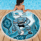 Cronulla Sharks NAIDOC Week 2026 Beach Blanket First Nations of Australia Aboriginal Mascot Rugby