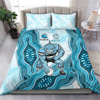 Cronulla Sharks NAIDOC Week 2026 Bedding Set First Nations of Australia Aboriginal Mascot Rugby