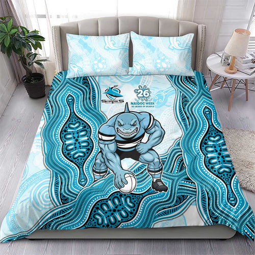 Cronulla Sharks NAIDOC Week 2026 Bedding Set First Nations of Australia Aboriginal Mascot Rugby